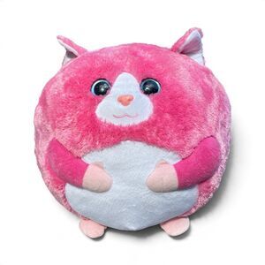 RARE TY Beanie Ballz TUMBLES the Pink Cat LARGE 14" Plush 2011 Style 38916